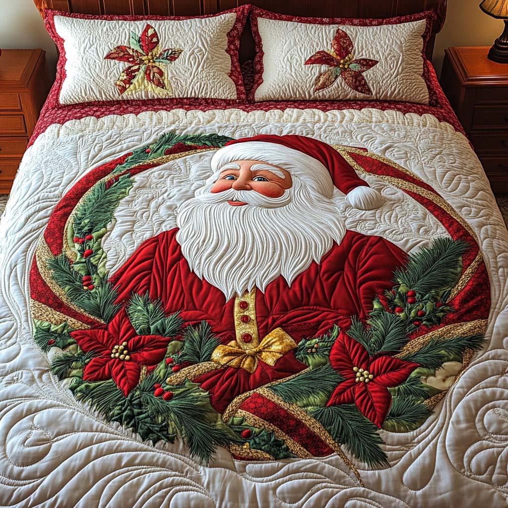 Christmas Dreams 3-Piece Quilted Bedding Set NCU0NT11016