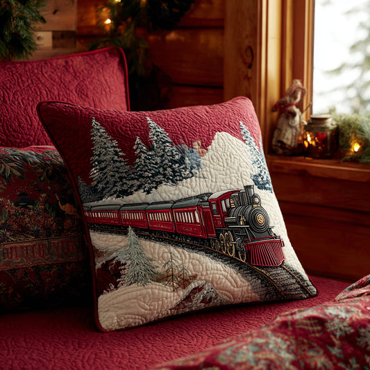Christmas Express Quited Pillow Case NCU0DV8976