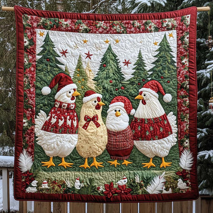 Christmas Gather Quilted Blanket NCU0NT1980