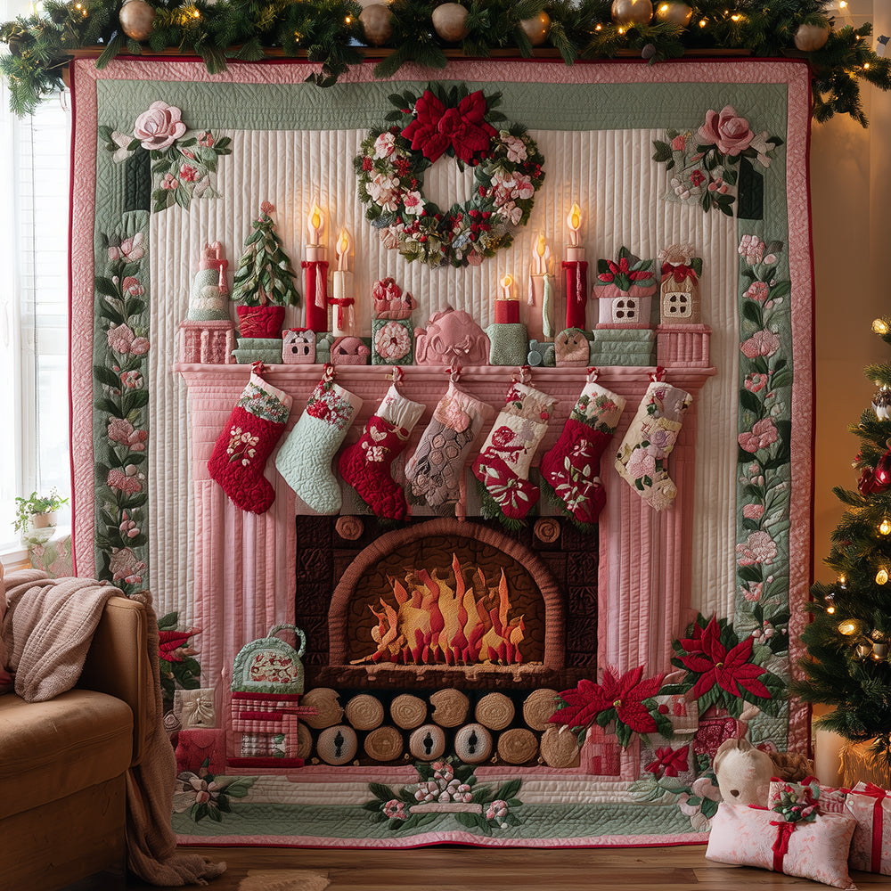 Christmas Glow Quilted Blanket NCU0TH3526