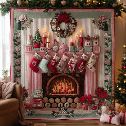 Christmas Glow Quilted Blanket NCU0TH3526