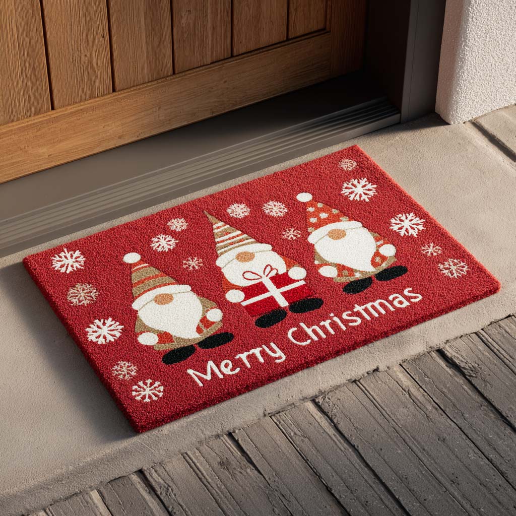 Christmas Gnomes Doormat NCU0NT10150