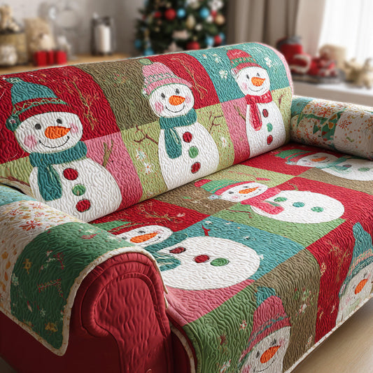 Christmas Home Glow Quilted Sofa Cover NCU0TD1449