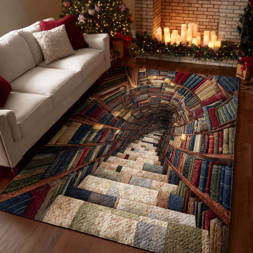 Christmas Library Area Rug NCU0NT11285