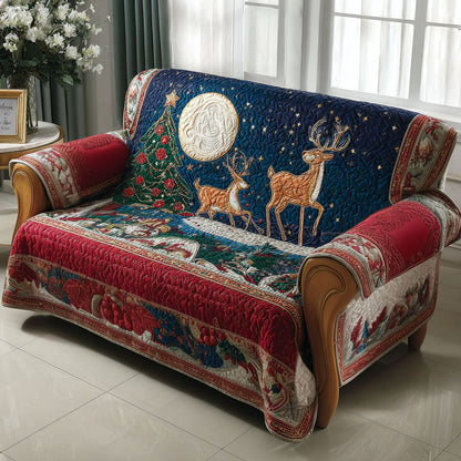 Christmas Moonrise Quilted Sofa Cover NCU0PT10556