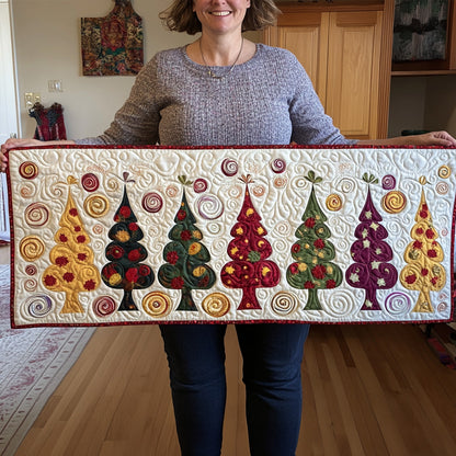 Christmas Morning Glow Quilted Table Runner NCU0PT1382