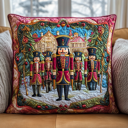 Christmas Nutcracker Toy Quilted Pillow Case NCU0TL1629
