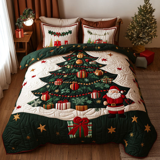 Christmas Parade 3-Piece Quilted Bedding Set NCU0PT2741