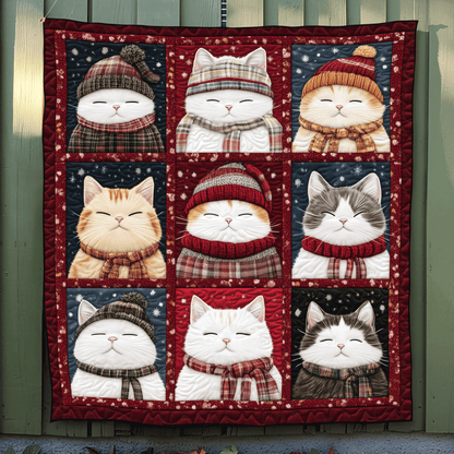 Christmas Paws Quilted Blanket NCU0TL1267