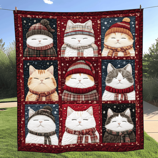 Christmas Paws Quilted Blanket NCU0TL1267