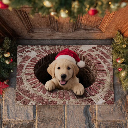 Christmas Peek Doormat NCU0TV607