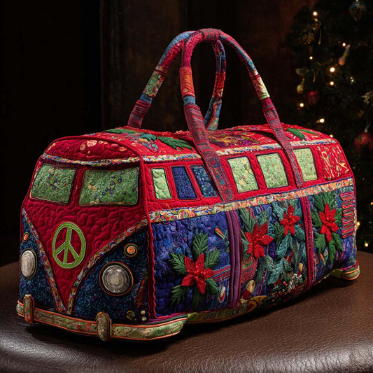 Christmas Road Journey Quilted Duffle Bag NCU0NT11374
