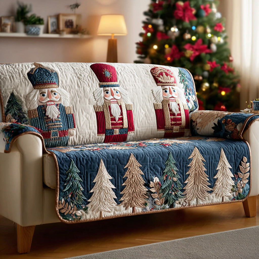 Christmas Sentinel Quilted Sofa Cover NCU0TD1808