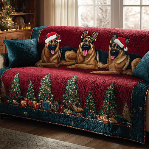 Christmas Shepherd Lane Quilted Sofa Cover NCU0TV945
