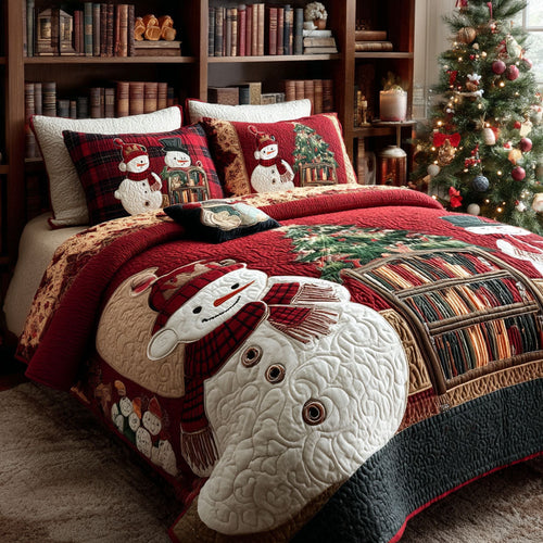 Christmas Smile 3-Piece Quilted Bedding Set NCU0PT10306