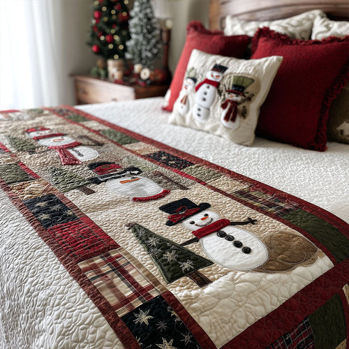 Christmas Spirit Quilted Bed Runner NCU0PT9086