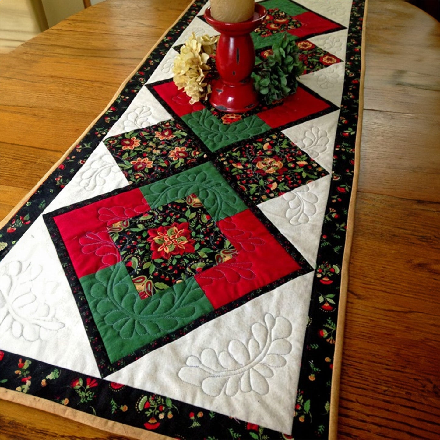 Christmas Wishes Quilted Table Runner NCU0PT717