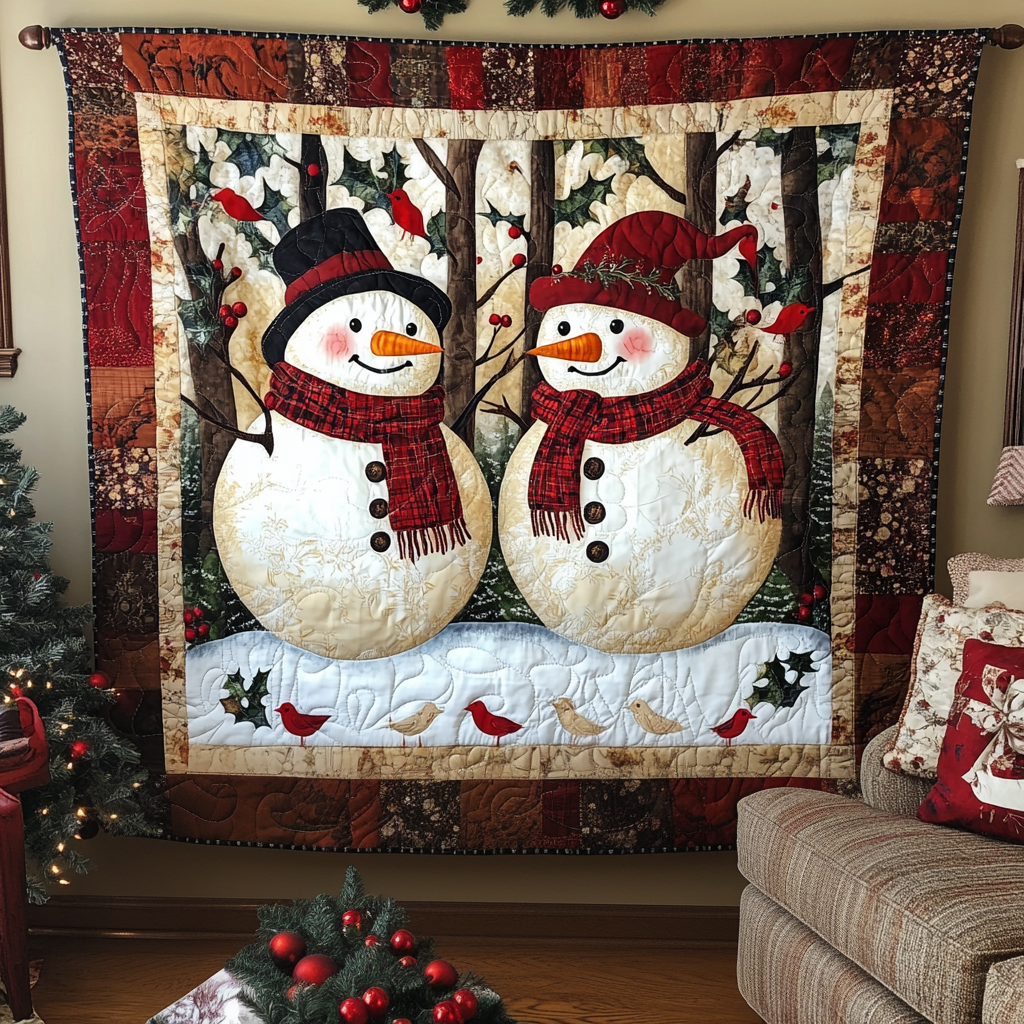 Christmas Wonder Awaits Quilted Blanket NCU0TL1646