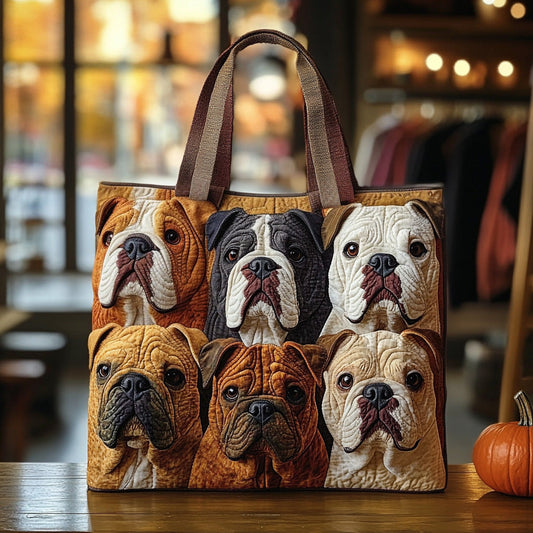 Chubby Cheeks Harvest Quilted Tote Bag NCU0DV7101
