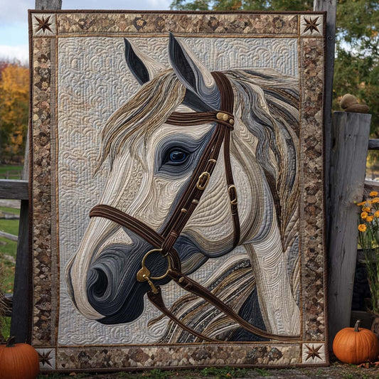 Cider Bridle Quilted Blanket NCU0XD085