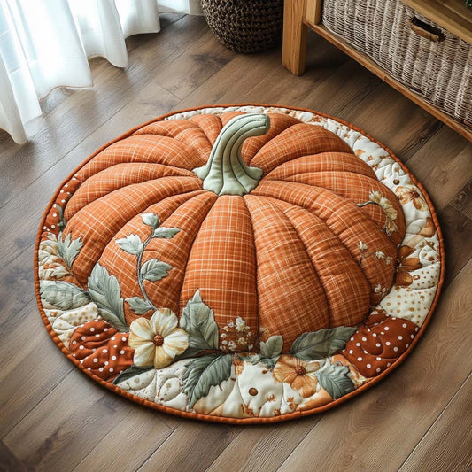 Cider Glow Quilted Round Mat NCU0XD094
