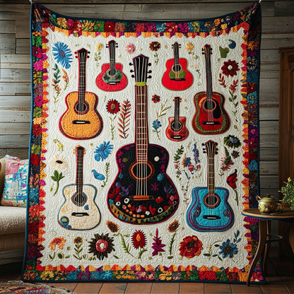 Cielo de Guitarras Quilted Blanket NCU0PT4415