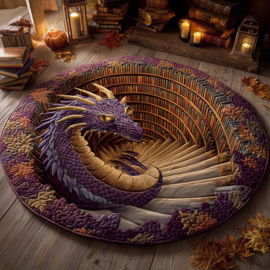 Cinder Crown Quilted Round Mat NCU0XD1010