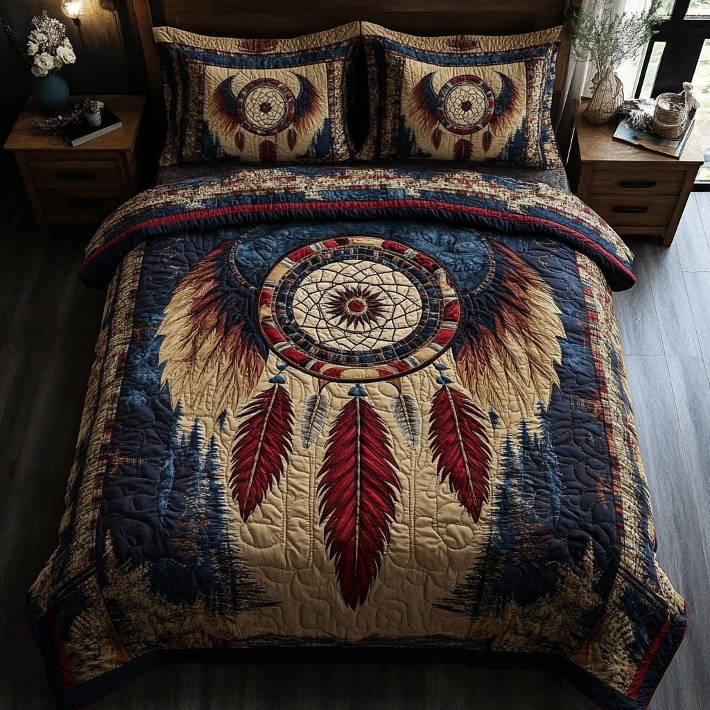 Circle of Hope 3-Piece Quilted Bedding Set NCU0PT7370