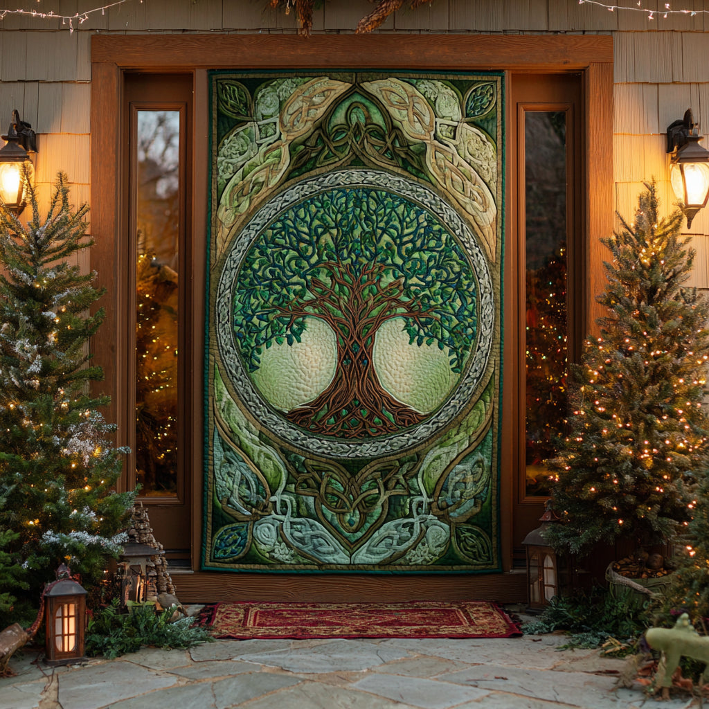 Circle of Life Quilted Door Cover NCU0DV8396