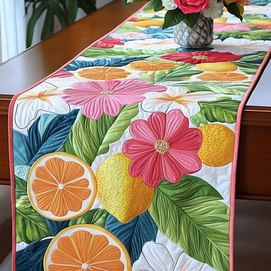 Citrus Vibe Quilted Table Runner NCU0VL2512