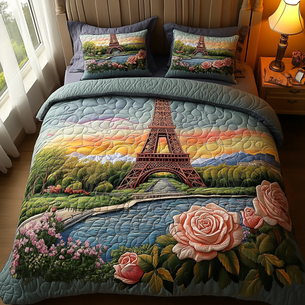 City Lights 3-Piece Quilted Bedding Set NCU0DV5074