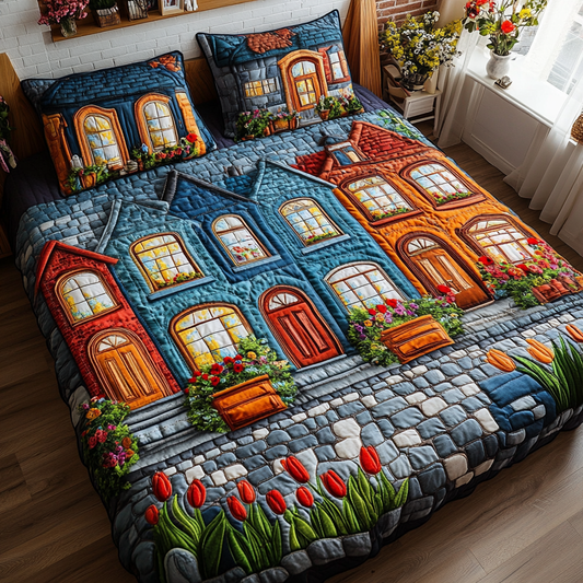 City Vibe 3-Piece Quilted Bedding Set NCU0DK7931