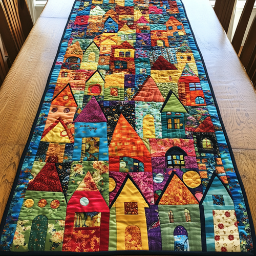 City Vibes Quilted Table Runner NCU0DK7948