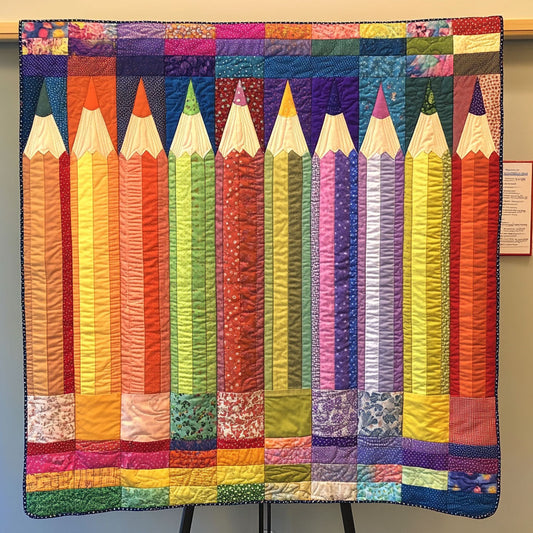 Class Time Colors Quilted Blanket NCU0PT7189