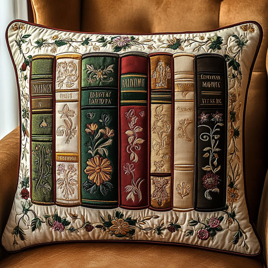 Classic Chapters Quilted Pillow Case NCU0PT4960
