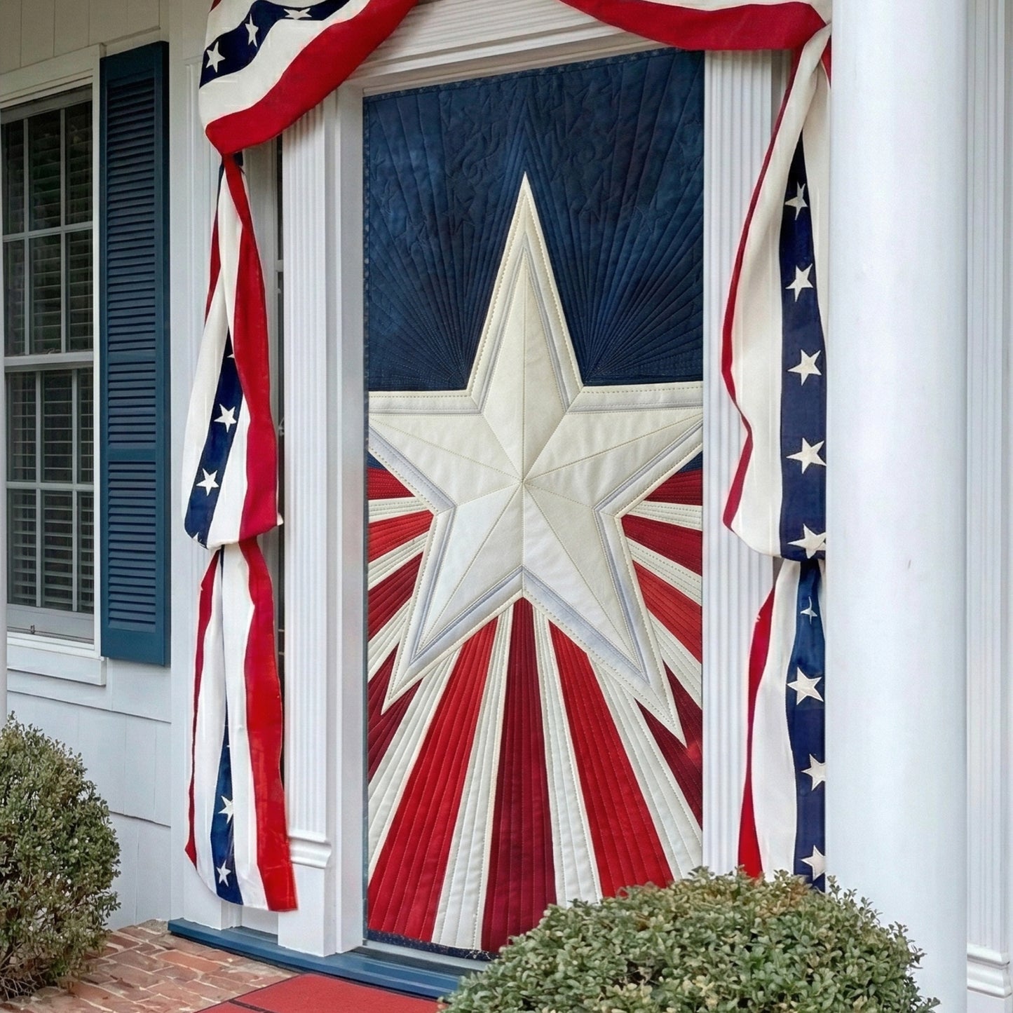 Classic Banner Quilted Door Cover NCU0NT12686