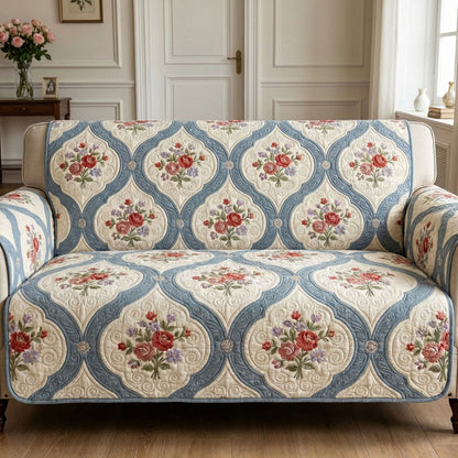 Classic Bloom Quilted Sofa Cover NCU0TV1547
