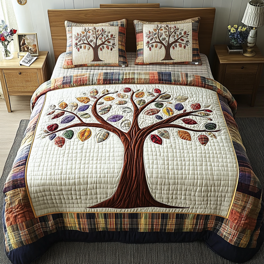Classic Canopy 3-Piece Quilted Bedding Set NCU0VH3183