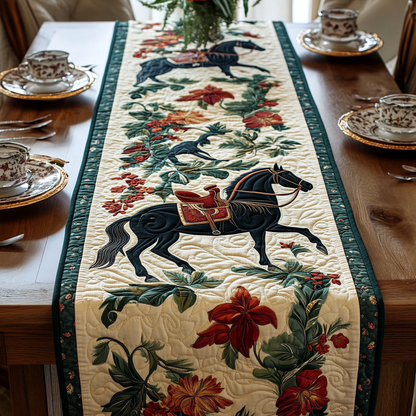 Classic Cavalry Quilted Table Runner NCU0VH3461