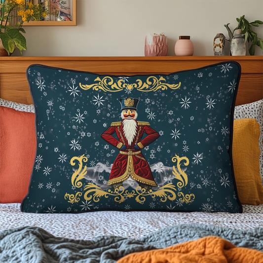 Classic Christmas Nutcracker Quilted Bedding Pillow Case NCU0DK3007