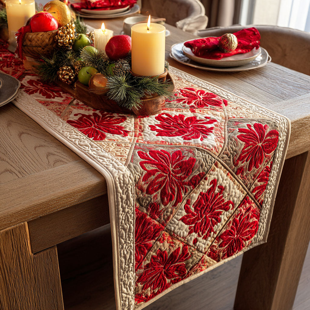 Classic Garden Quilted Table Runner NCU0TD2349