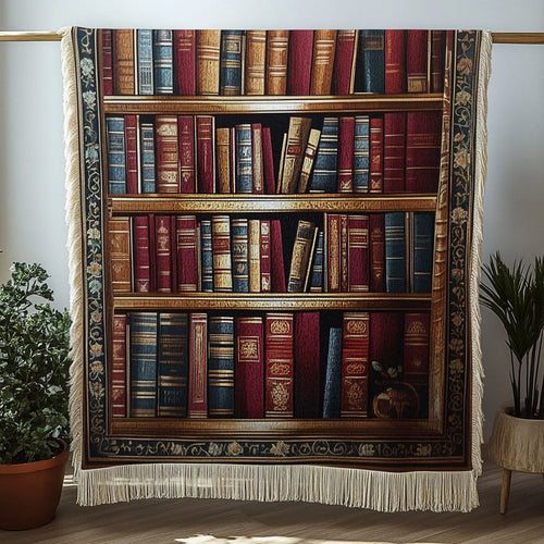 Classic Leatherbound Collection Woven Sofa Blanket NCU0NT4748