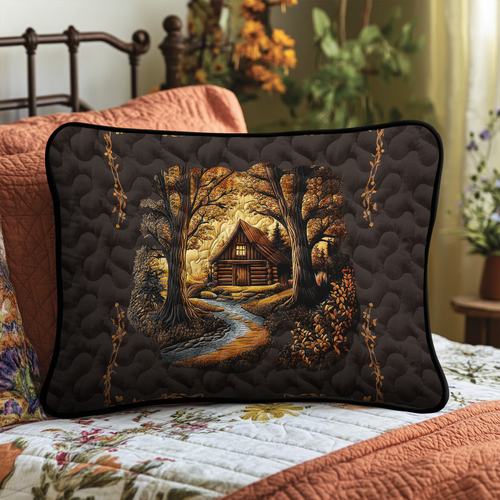 Classic Log Cabin Quilted Bedding Pillow Case NCU0DK4302
