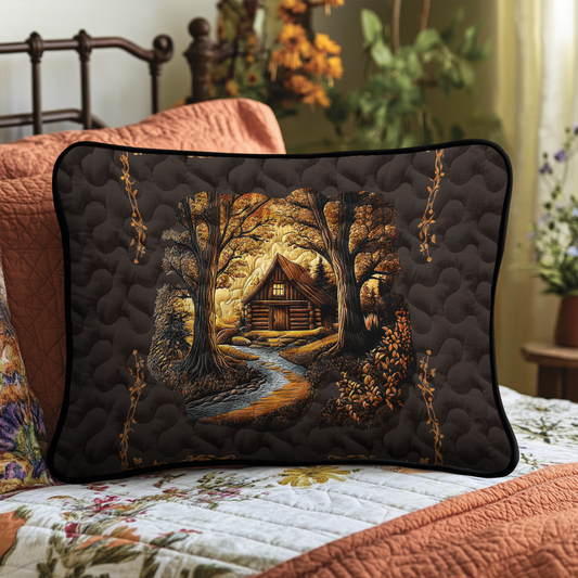 Classic Log Cabin Quilted Bedding Pillow Case NCU0DK4302
