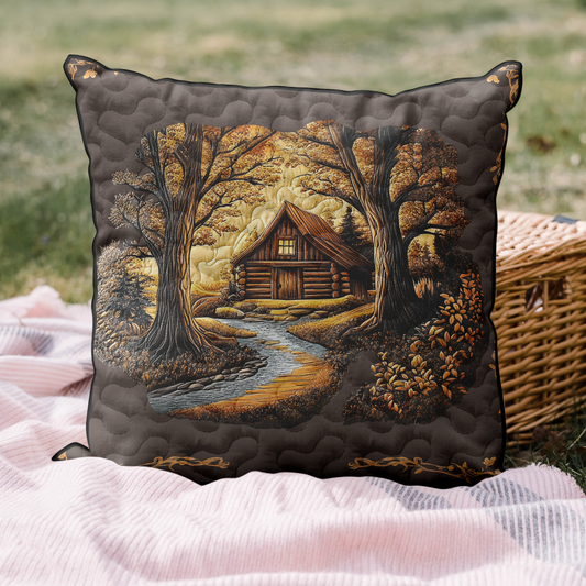 Classic Log Cabin Quilted Pillow Case NCU0DK4301
