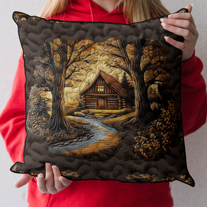 Classic Log Cabin Quilted Pillow Case NCU0DK4301