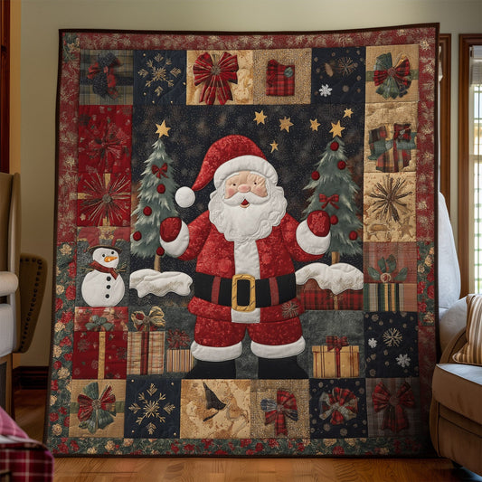 Classic Santa Charm Quilted Blanket NCU0TL1706