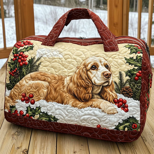 Classic Spaniel Quilted Duffle Bag NCU0PT9325