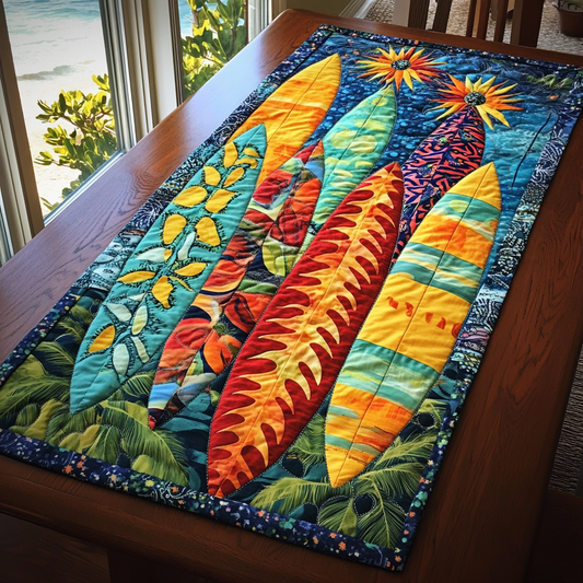 Classic Surfboard Quilted Table Runner NCU0DK7770