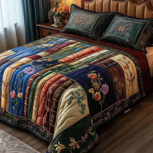 Classic Tales 3-Piece Quilted Bedding Set NCU0PT5908